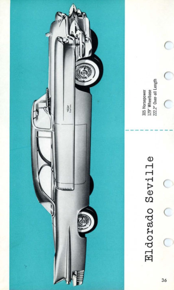 1956 Cadillac Salesmans Data Book Page 76
